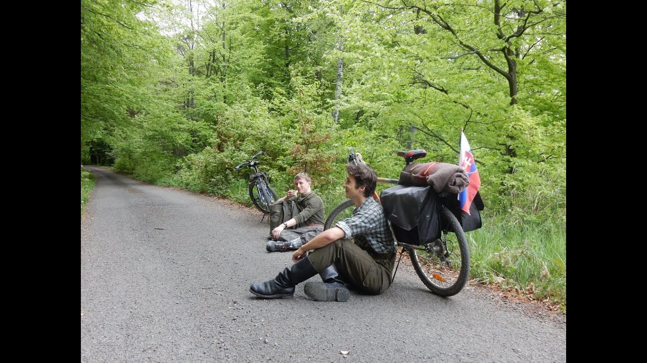 Bushcraft Bikepacking Trip and Camping with Plash Palatka (плащ палатка), Polish Poncho and Blankets