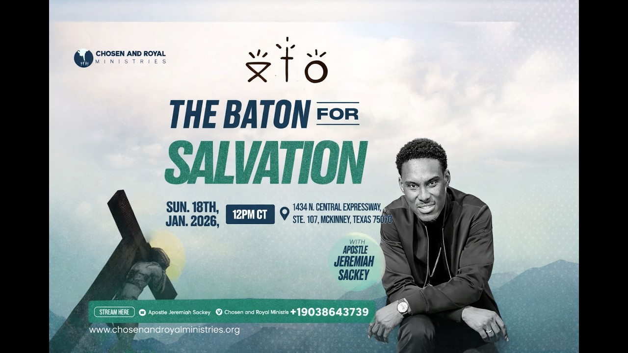The Race Isn't Over - It's Time to Take The Baton for Salvation! #apostlejeremiahsackey #preaching