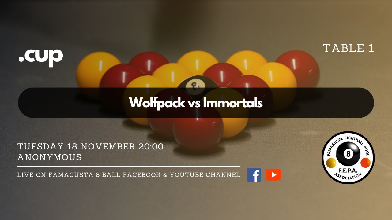 Wolfpack vs Immortals - Quarter final