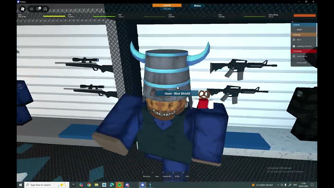 Sniper gamepass prison life