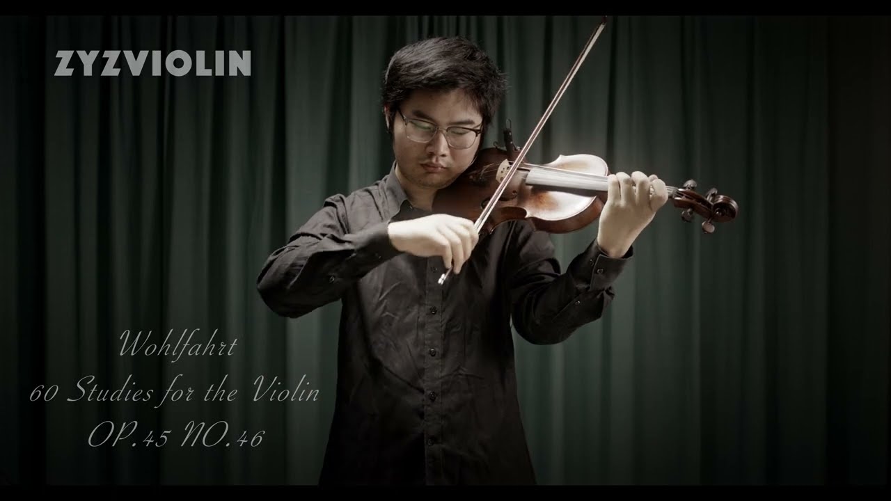Franz Wohlfahrt: 60 Violin Etudes Op.45  No. 46