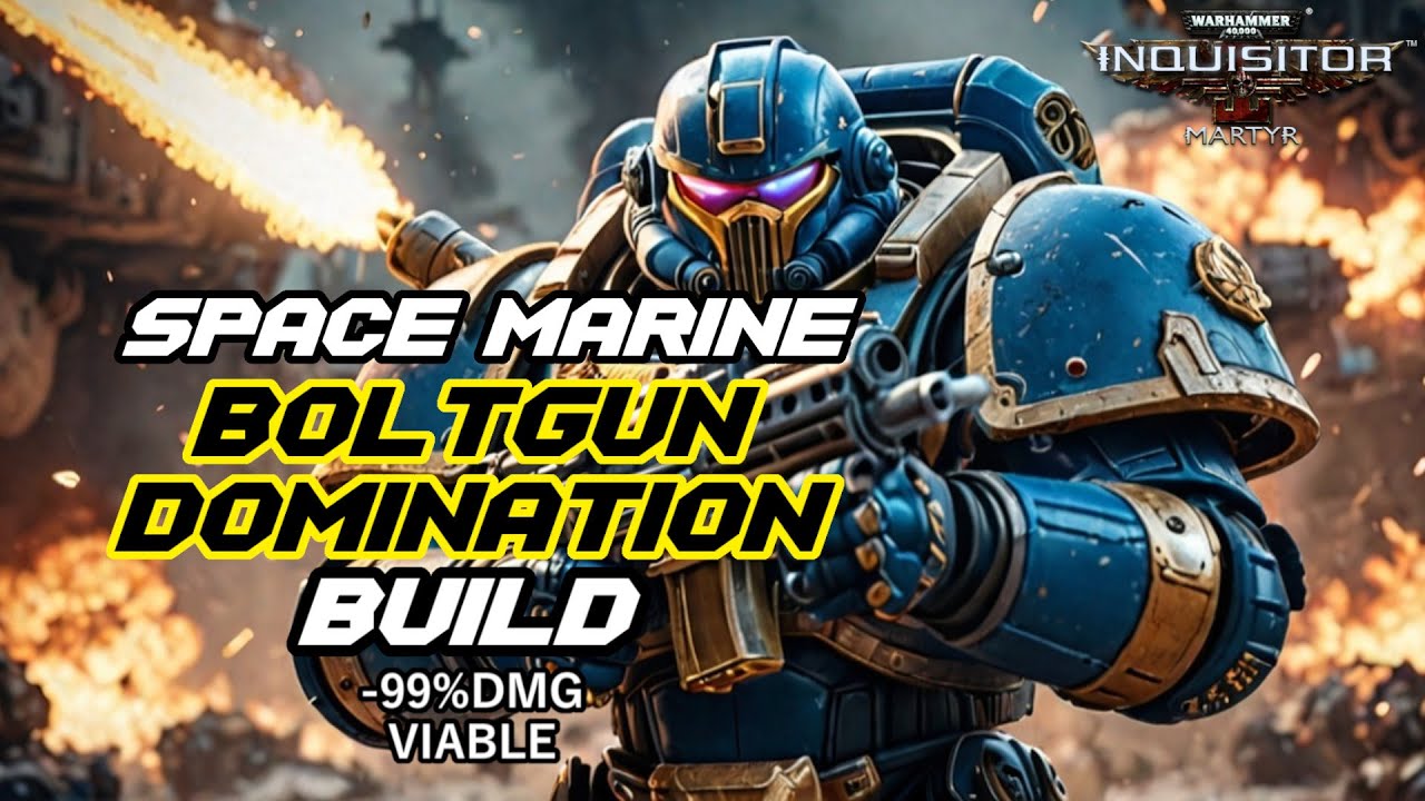 Warhammer 40K: Inquisitor Martyr — сборка крестоносца с тяжёлым болтером и болтером