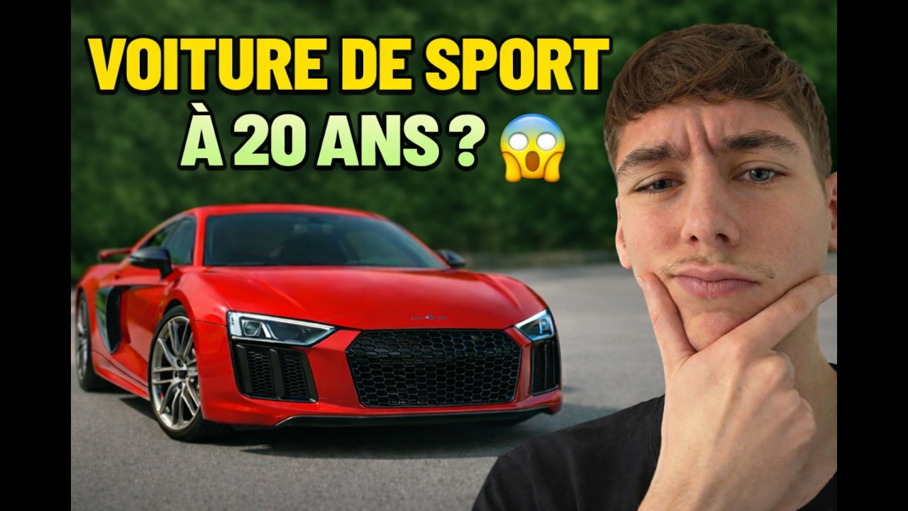 Avoir une voiture de sport à 20 ans : c’est vraiment possible ?