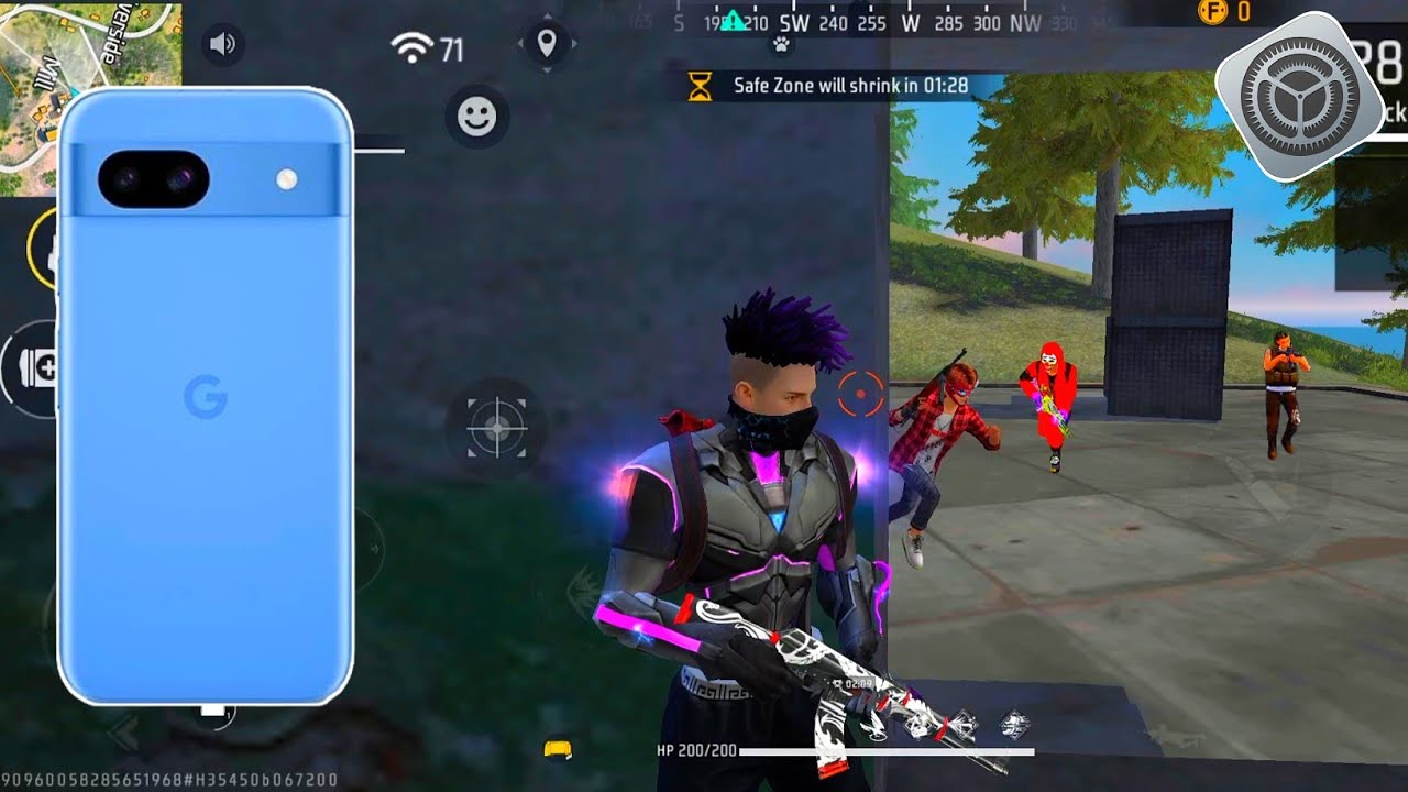 ⚡ Google Pixel 8a Free Fire Max Gameplay Test ⚡ Google Pixel 8a Free Fire Max Gaming Test