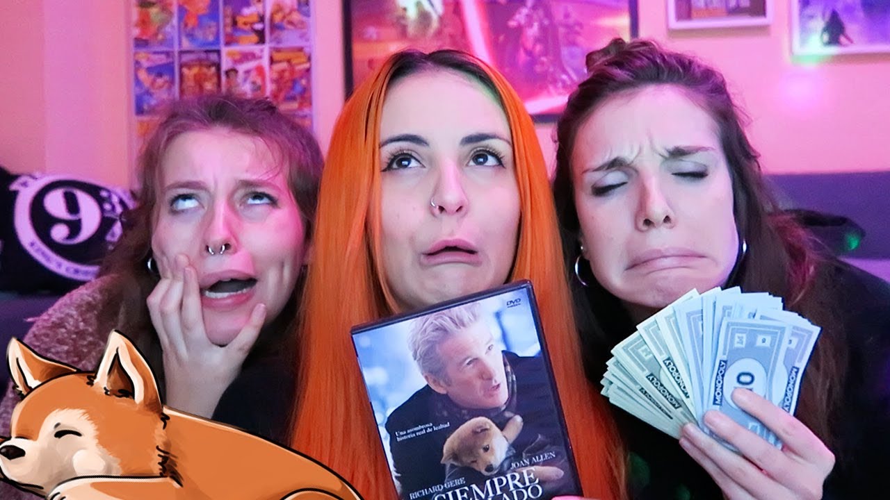 INTENTAMOS NO LLORAR VIENDO HACHIKO | Andrea Compton ft Ines y Julia