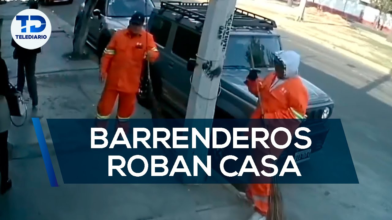 Fingen ser barrenderos y asaltan casa; todo quedó grabado