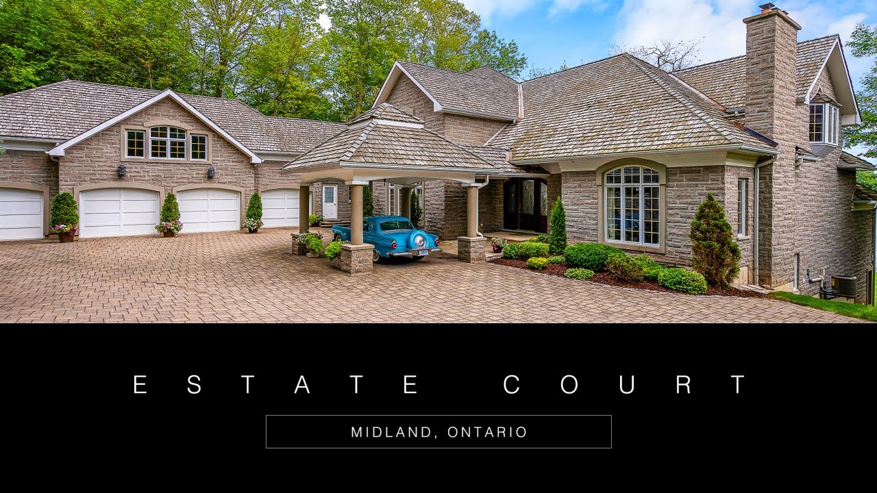 Luxury real estate listing in Midland, Ontario, Canada