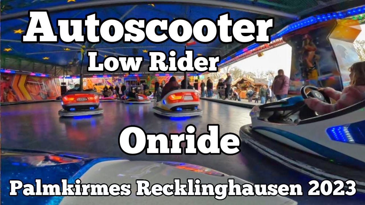 ⁴ᴷ Autoscooter Low Rider - Petter - Onride | Palmkirmes Recklinghausen 2023