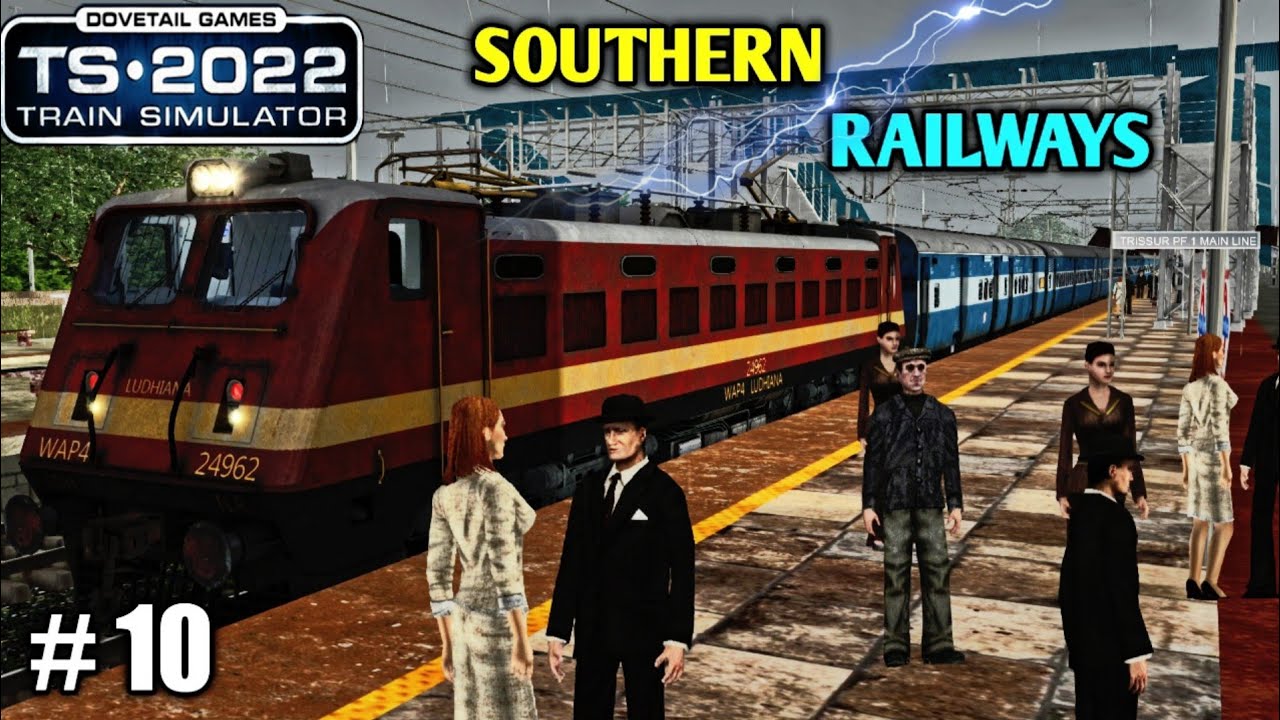 THUNDERSTORM TRAIN JOURNEY PART2 || TRAIN SIMULATOR 2022 #10