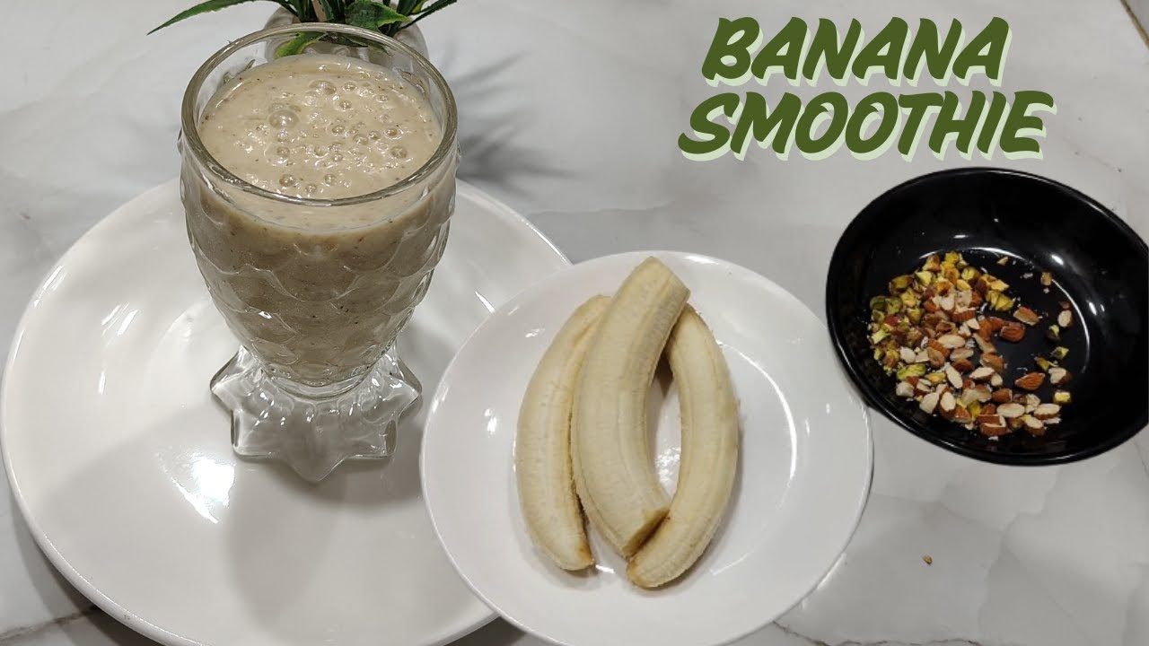 Banana Smoothie Recipe | Dates and Banana Smoothie | Healthy Recipe  | Bushra's Yummy Recipe