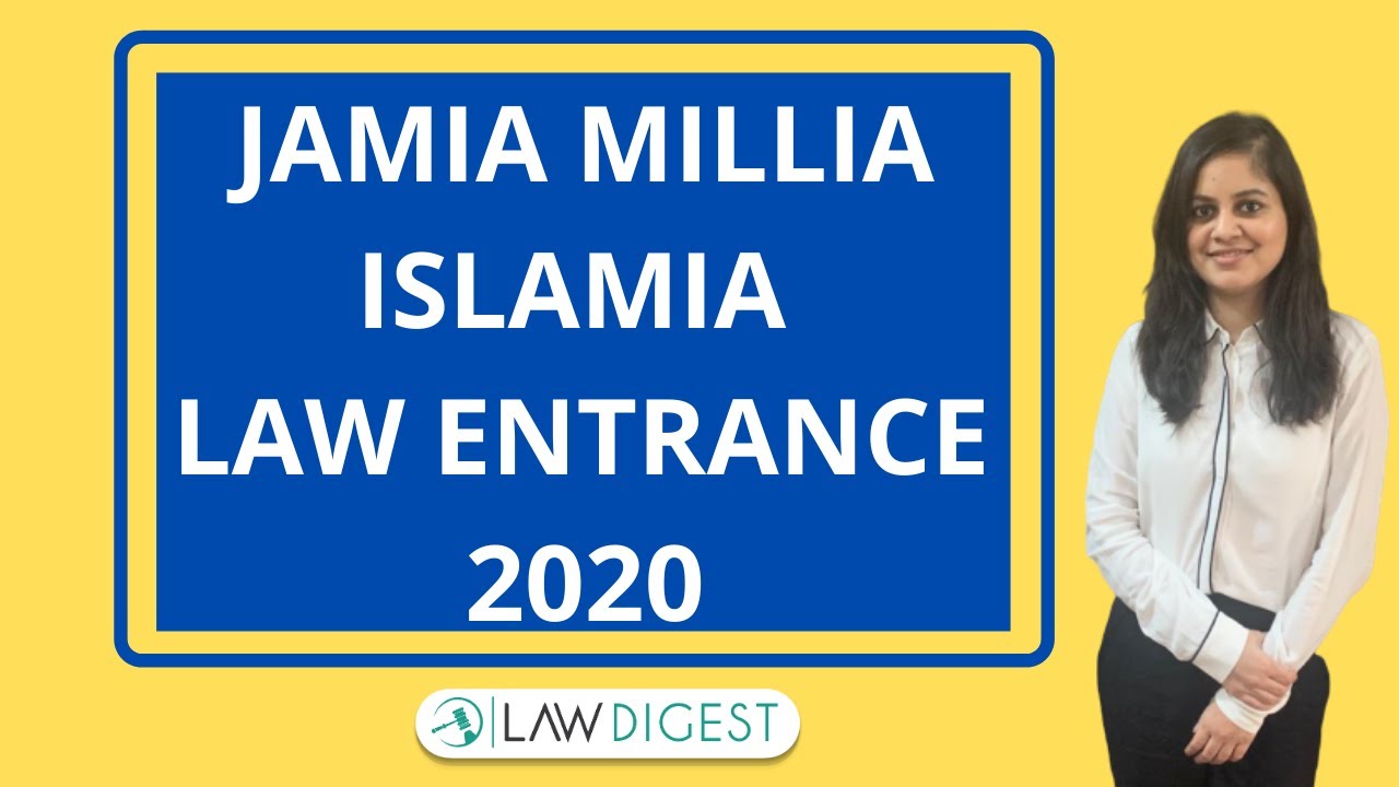 Jamia Millia Islamia Law Entrance 2020 | JMI BA LLB 2020