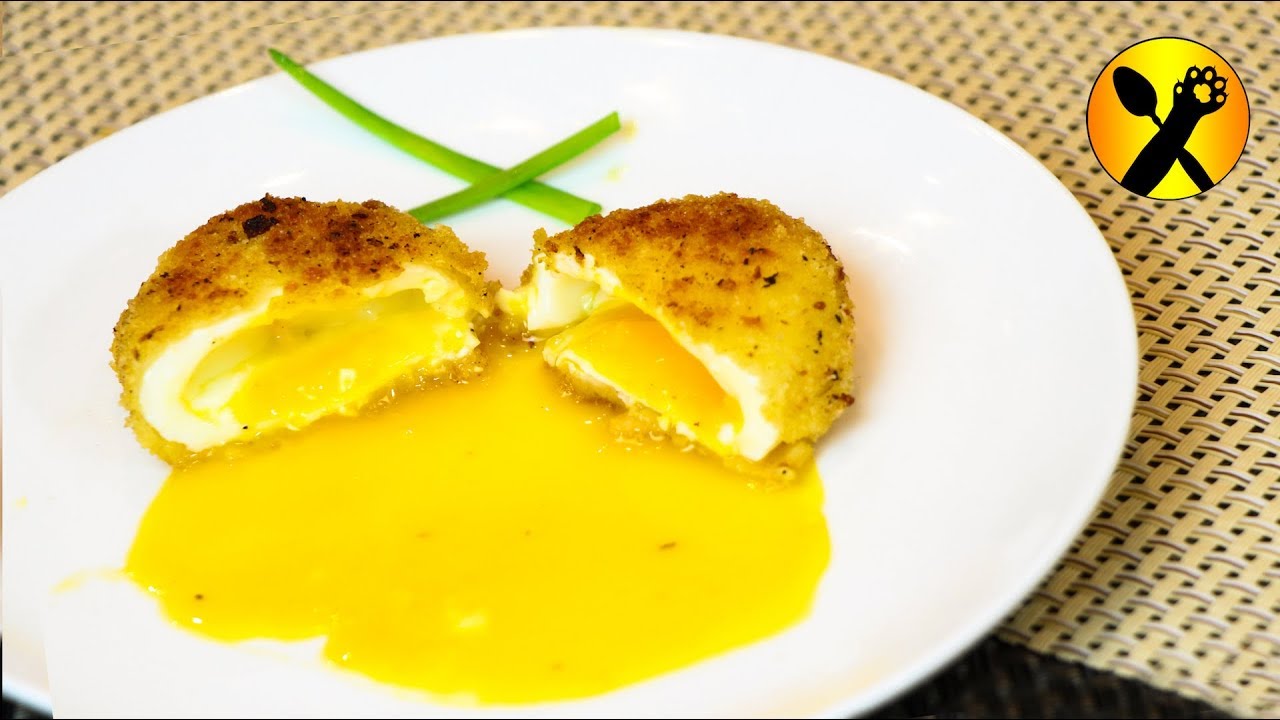 Fried POACHED EGGS RECIPE (Homemade Crispy Eggs) -- Spoon and Paw, #5