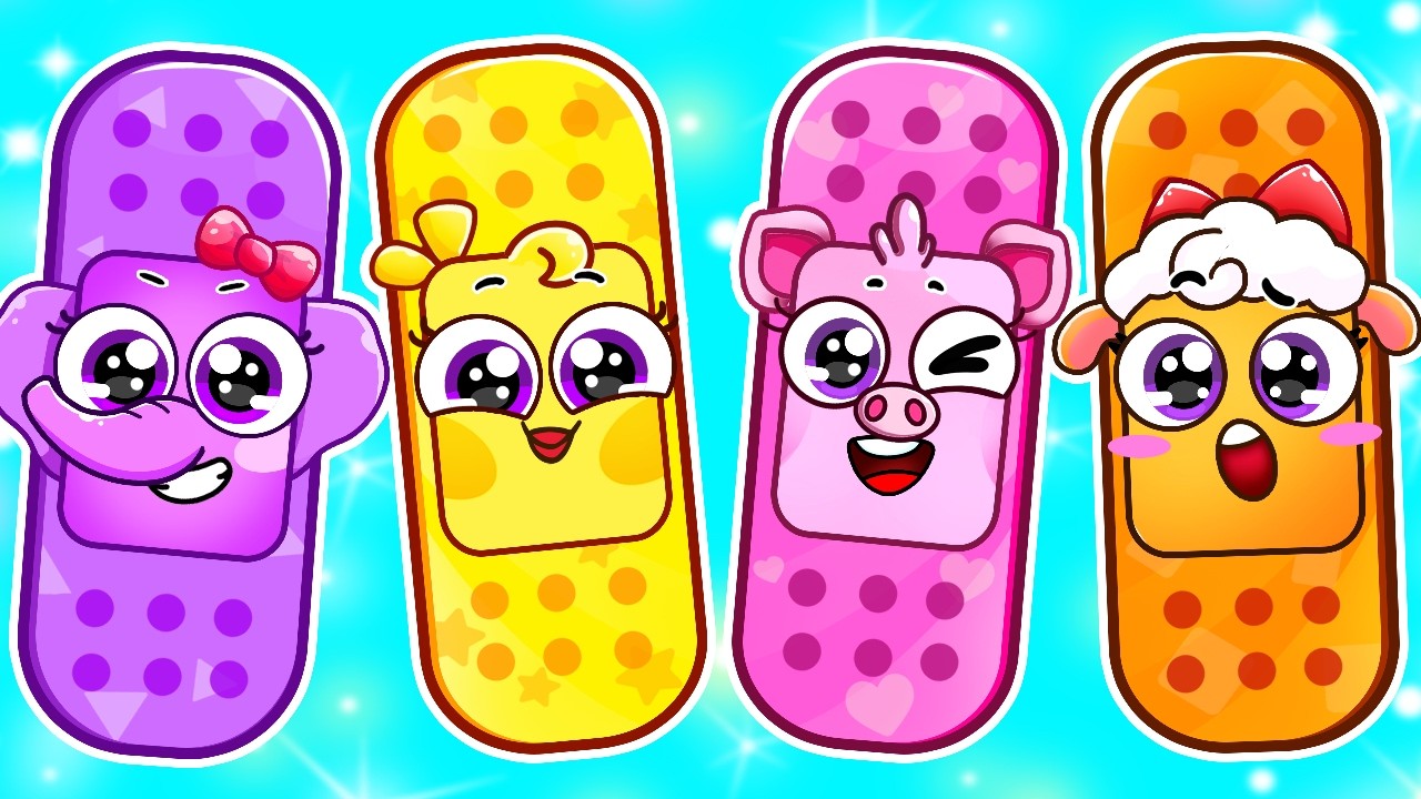 Boo Boo Song | Give Me a Bandage for Kids | More Safety Tips Kids Songs by Lamba Lamby