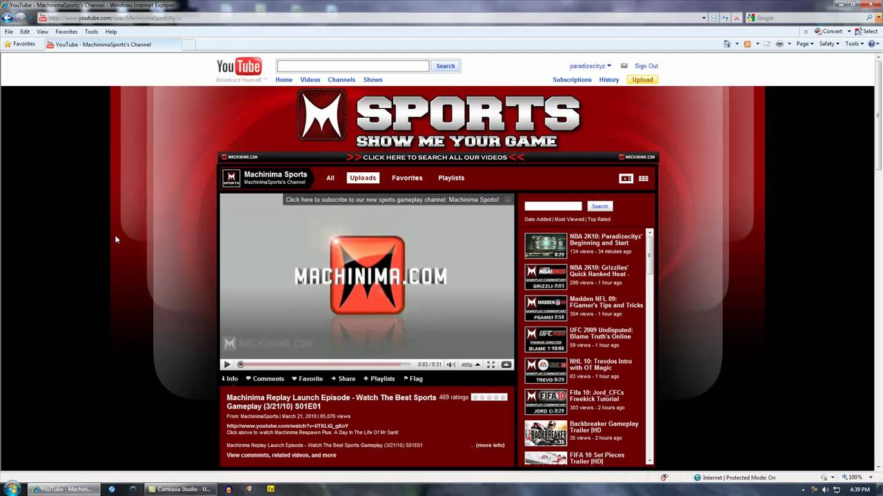 MachinimaSports 03/22/2010