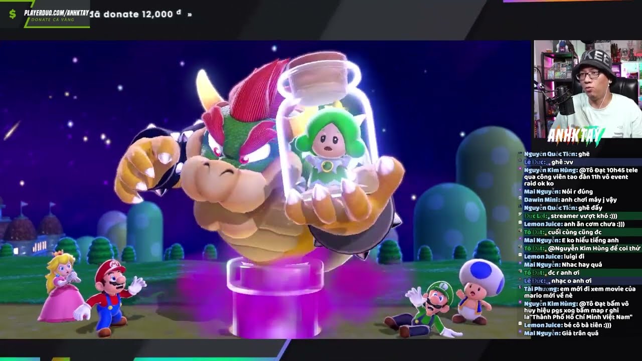 Ph&aacute; đảo thế giới Super Mario 3D World c&ugrave;ng Anhktay part 01 (world 01, 02)