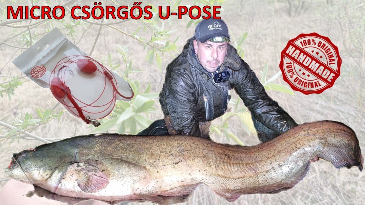 Micro Csörgős U-Pose Harcsázó Szerelék elkészítése. (Mysticat Team Modern Harcsázás)