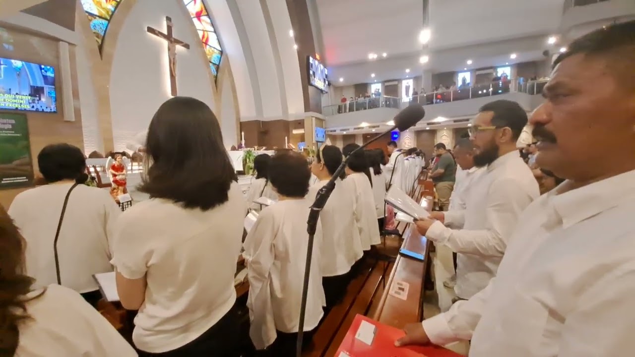 Sanctus-St Andreas Choir @Gereja St Andreas Kim Tae Gon, Paroki Puspa Gading, Jakarta. 8-3-2026.