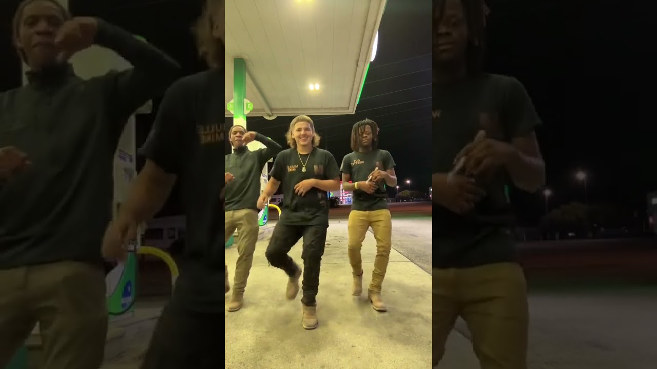 Young men dancing to &ldquo;Keep On Steppin Remix&rdquo; feat Big Boogie #keeponsteppin