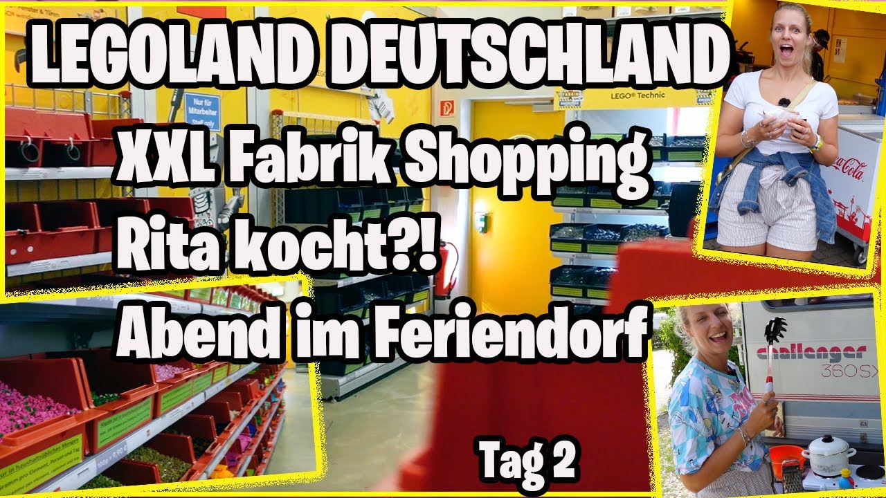 TEURE TEILE beim XXL Fabrik Shopping💰 Rita kocht?!🍲 Feriendorf 🎇 LEGOLAND Deutschland 🚌 Vlog Tag 2