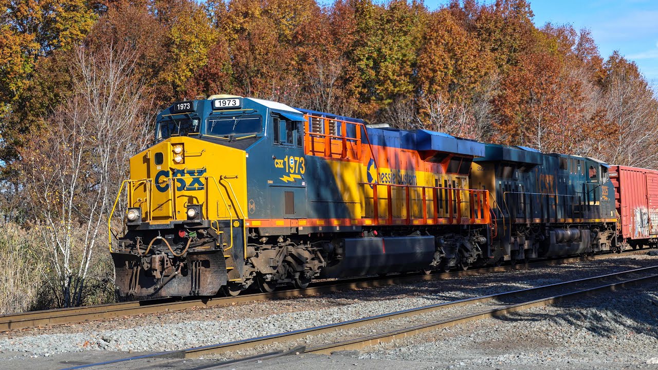 CSX & NS Reroutes Through Central Jersey, Trains on Conrail's Chemical Coast in November. Part One
