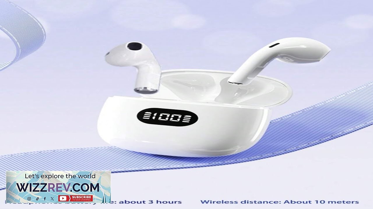 ENC Smart Call Noise Canceling Earbuds HIFI Stereo In Ear Headphones With LED