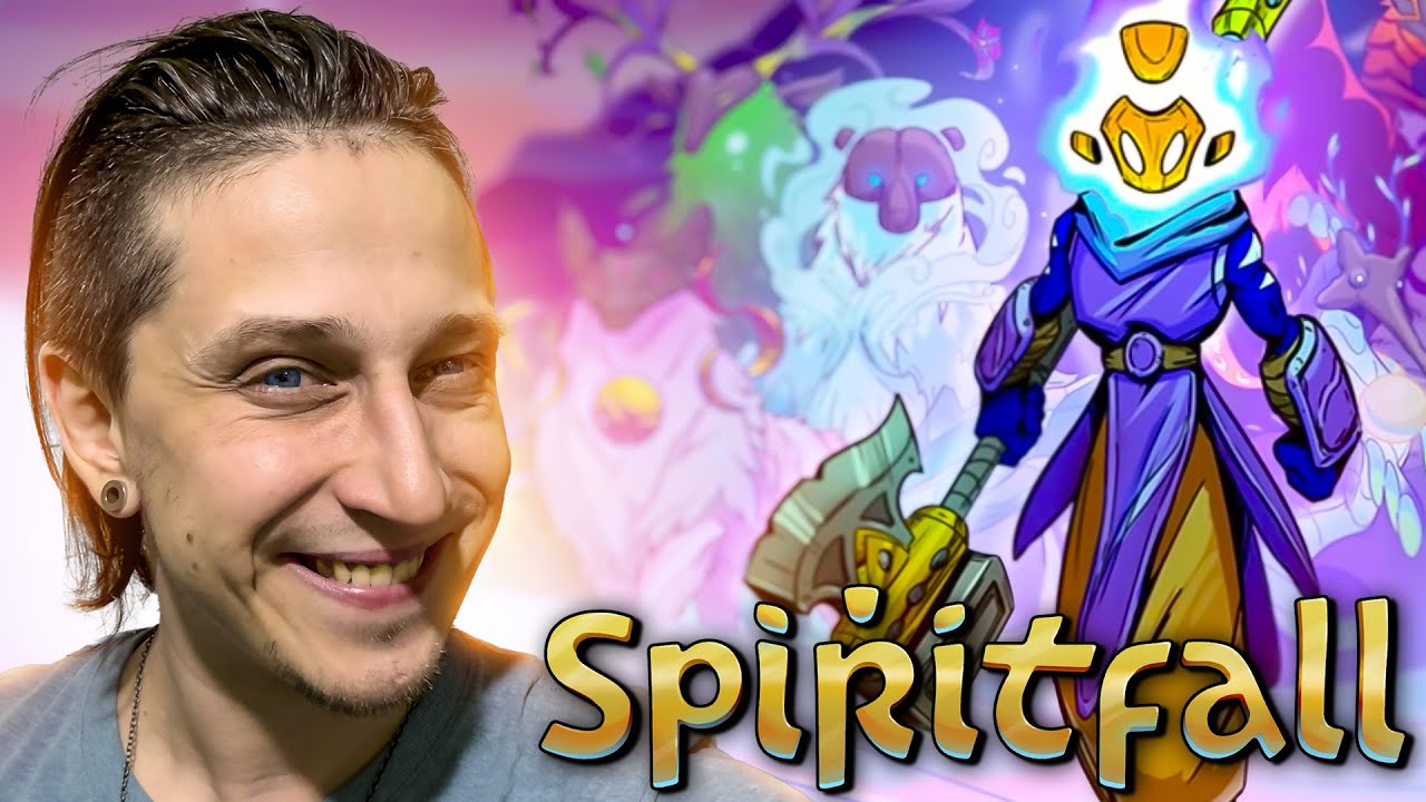 ОЧЕНЬ КРАСИВЫЙ РОГАЛИК, ВДОХНОВЛЕННЫЙ ПЛАТФОРМЕРАМИ | Spiritfall (Первый взгляд)