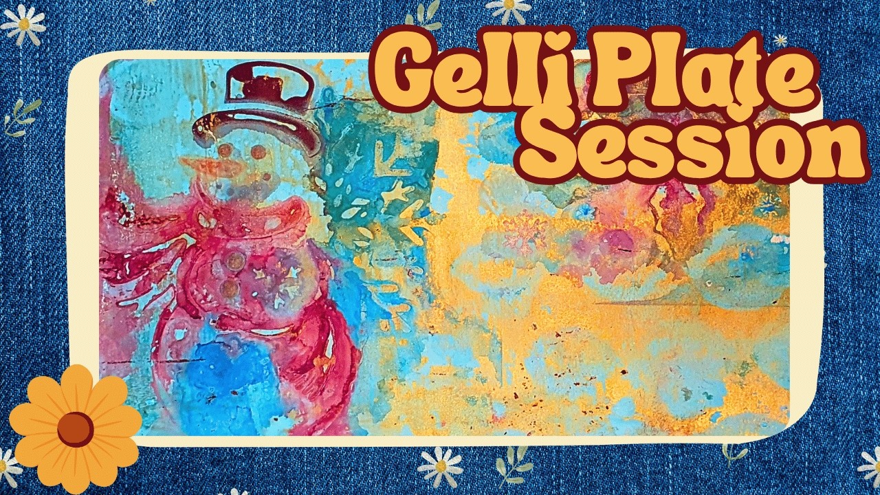Gelli Print Magic: Christmas Meets Everyday Joy!