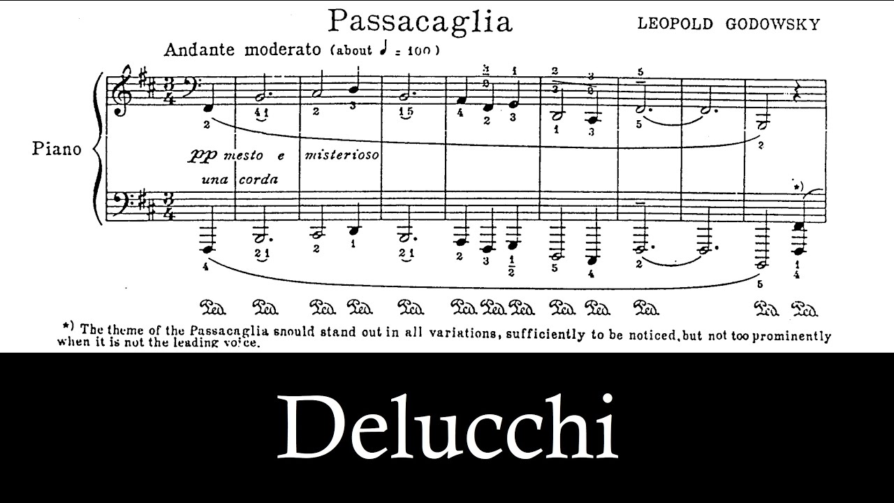 Leopold Godowsky - Passacaglia based on Schubert's 