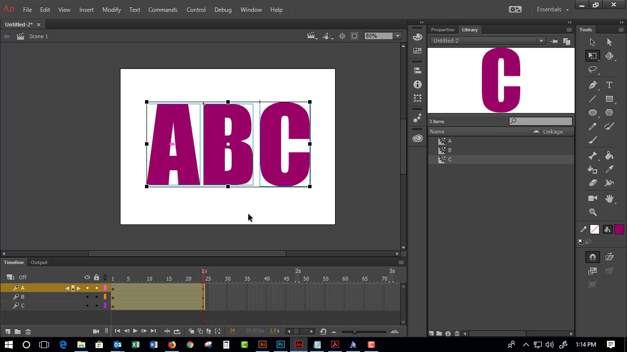 How to Animate Text in Adobe Animate
