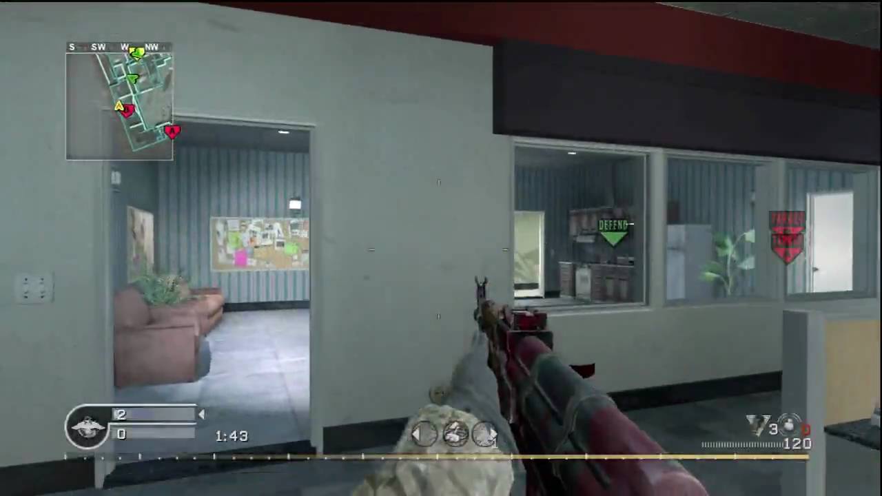 Call of Duty 4 - Search & Destroy #1 (AK47) (18-3)