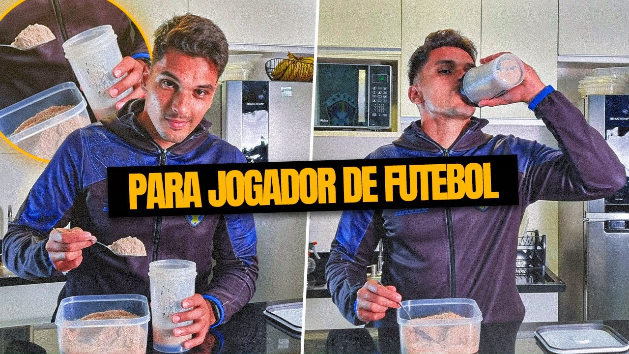 COMO FAZER UM HIPERCALÓRICO CASEIRO PARA O FUTEBOL