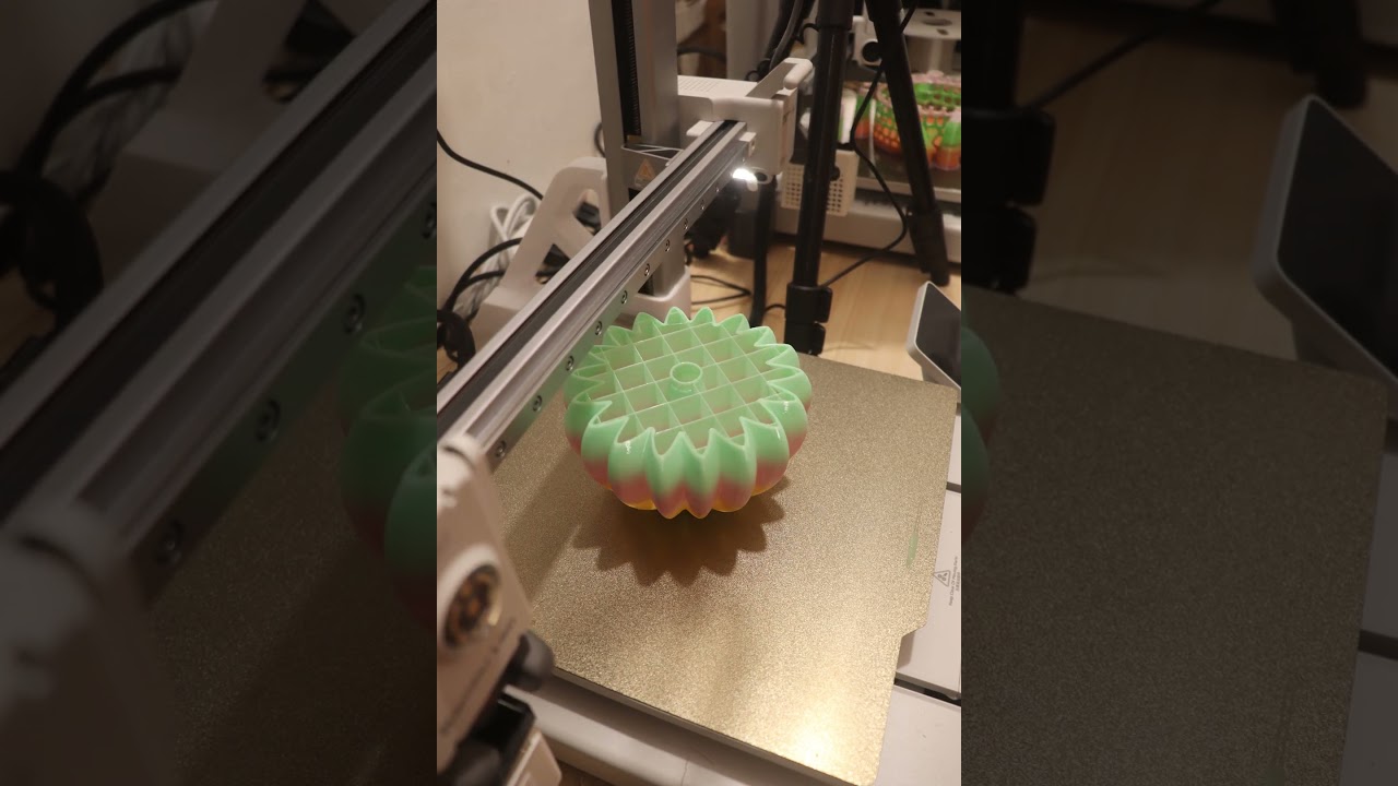 3D Print Timelapse: Modern Trendy Vase 🏺✨ | Stylish Contemporary Decor (Bambu Lab P2S/A1 Combo)