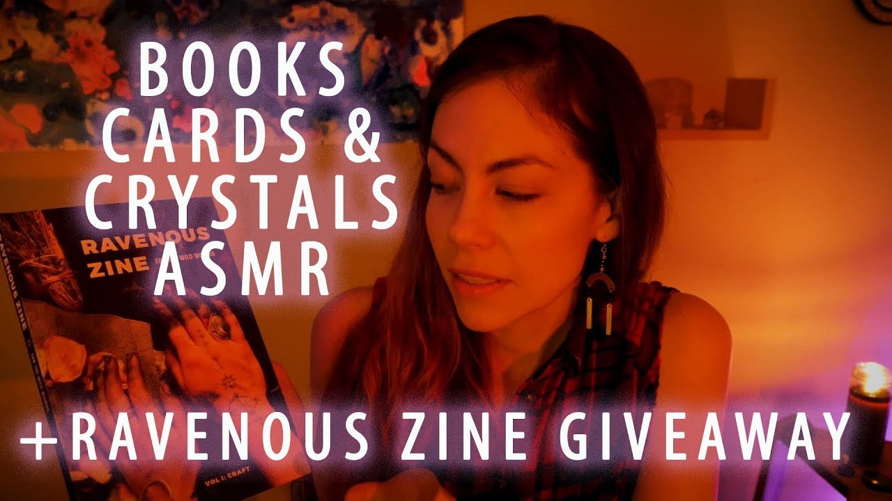 Books, Cards, and Crystals Soft Spoken Sleepy ASMR, Giveaway