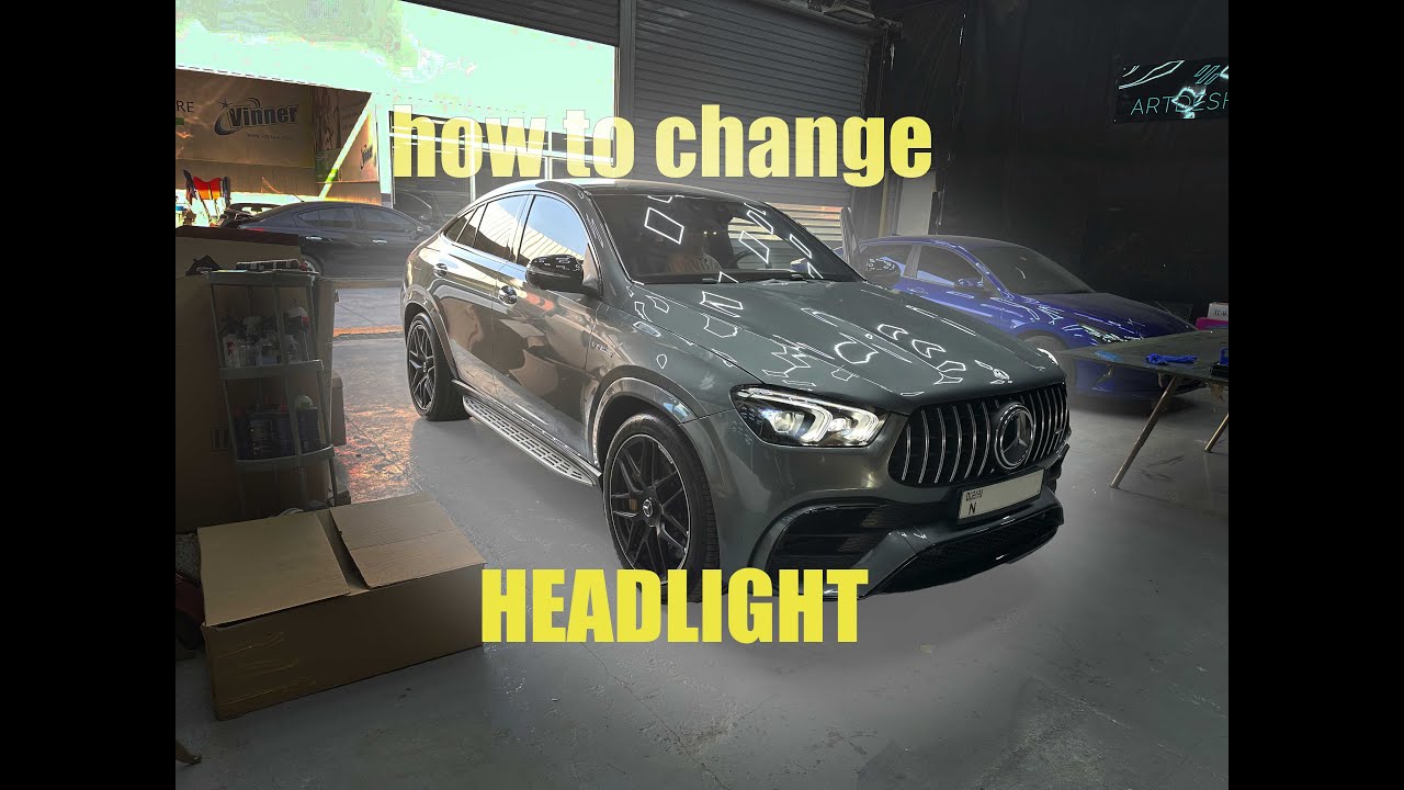 HOW TO CHANGE MERCEDES GLE 63s HEADLIGHT