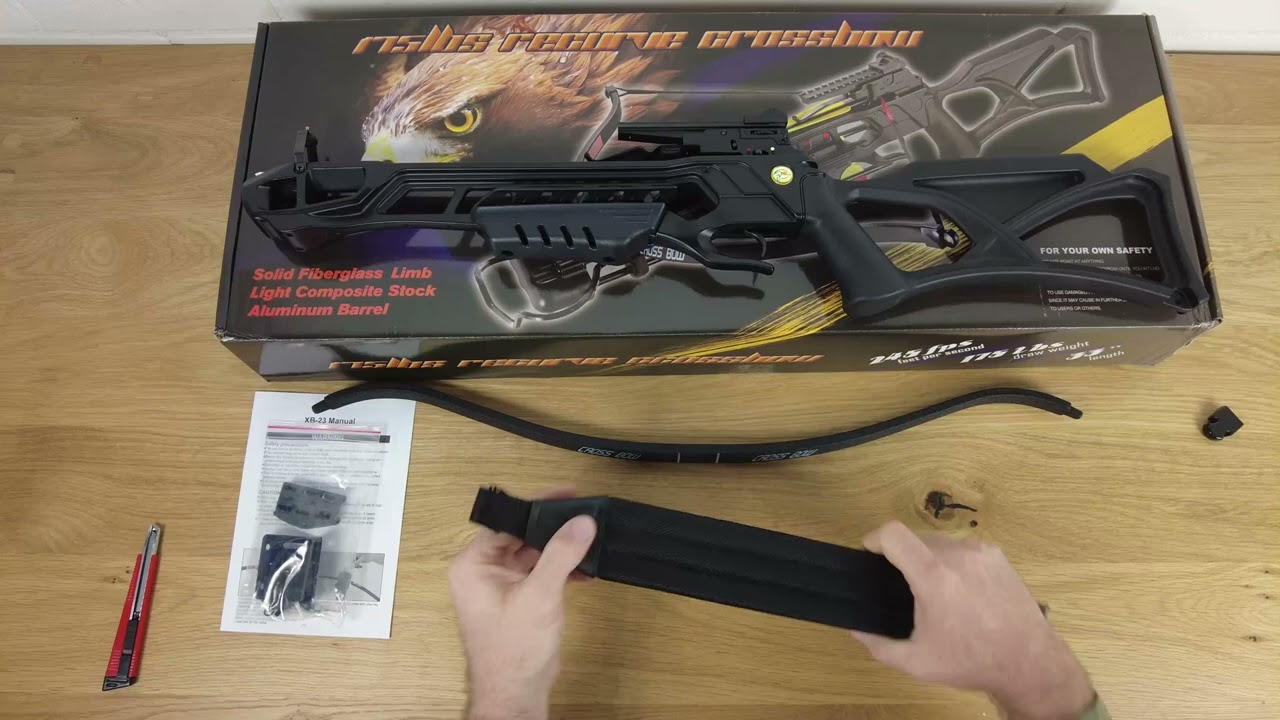 Man Kung Anaconda XB-23 Armbrust Unboxing und Aufbau in 4K