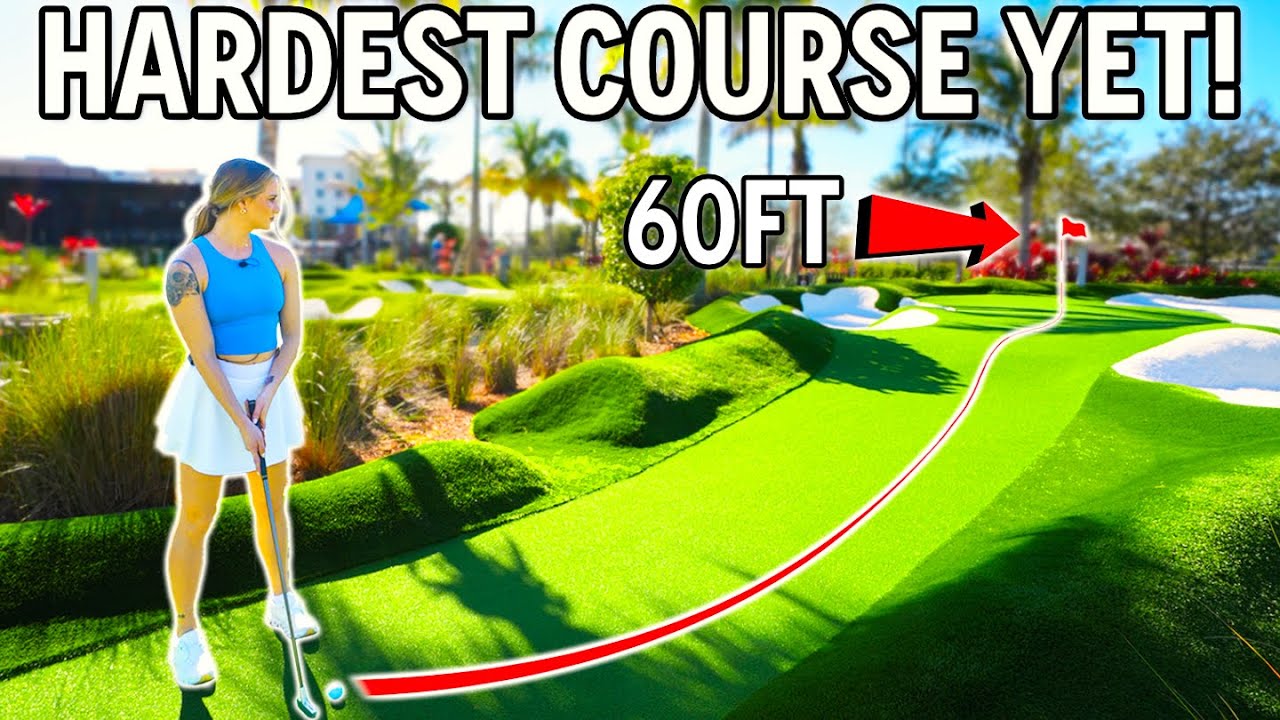 The HARDEST Tiger Woods Mini Golf Course!