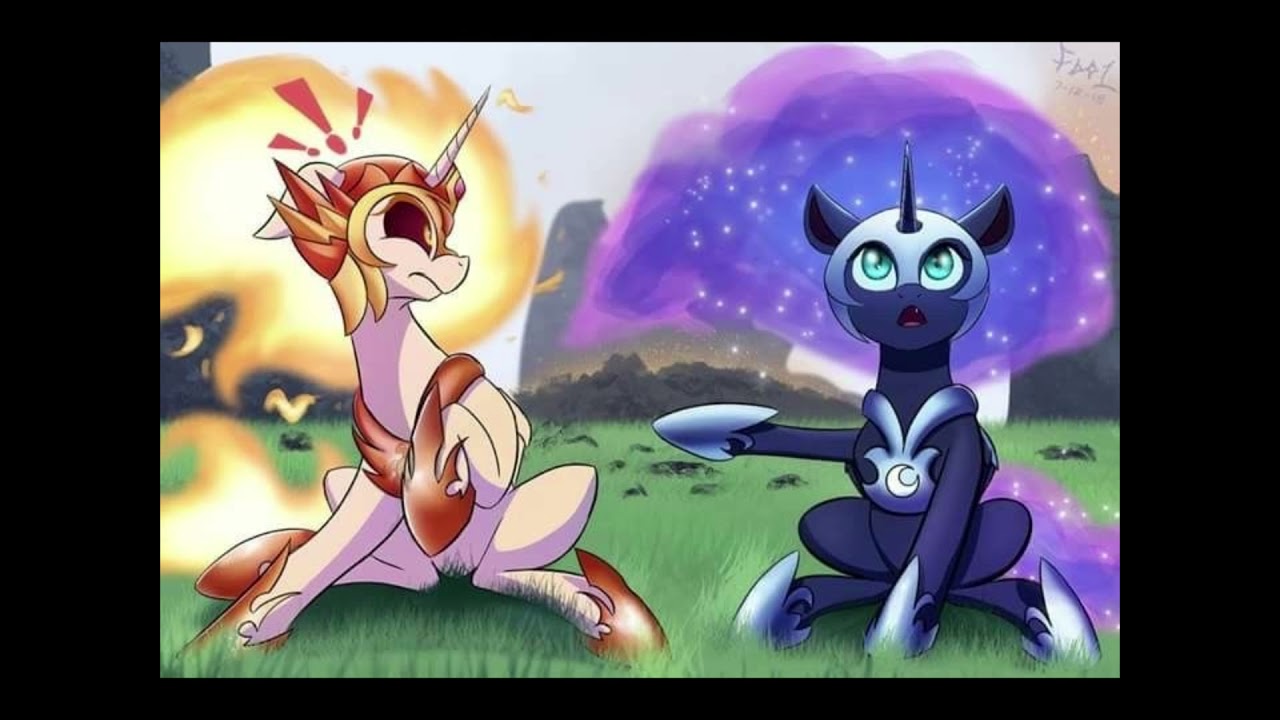 MLP Princess Celestia/Daybreaker and Princess Luna/Nightmare Moon Tribute 1#