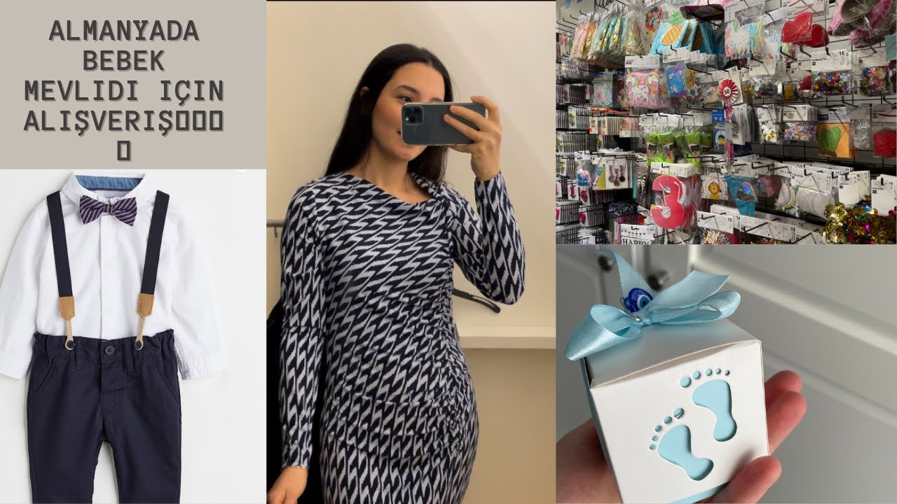ALMANYADA BEBEK MEVLİDİ İÇİN ALIŞVERİŞ👶🏻  💶NEKADAR TUTTU? 🛍🕌