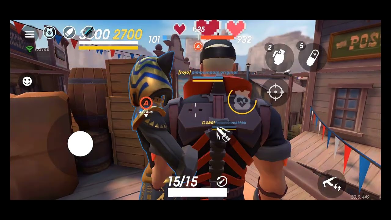 Guns of boom 💥  hacker please report.#mobilegame#fps#make gob great again#banned#beep