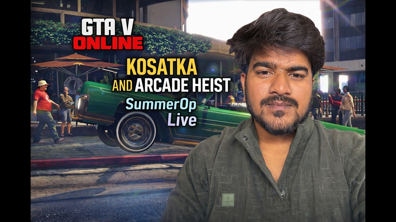 GTA V ONLINE KOSATKA AND ARCADE HEIST | LIVE WITH SUMMEROP
