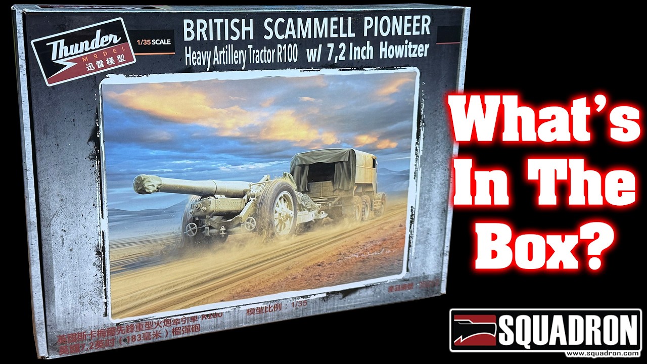 Модель британского саперного танка Scammell от Thunder Models в масштабе 1:35, с тягачом тяжелой ...