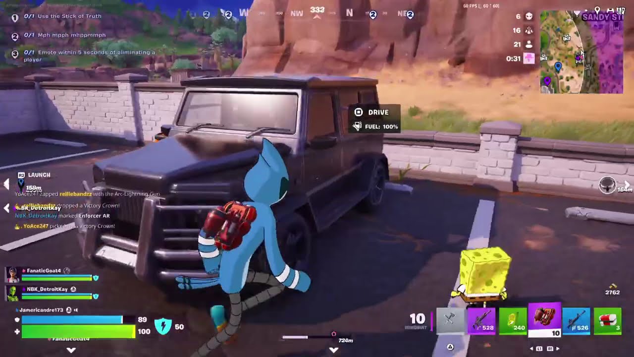 Fortnite Zero Build Gameplay Trios