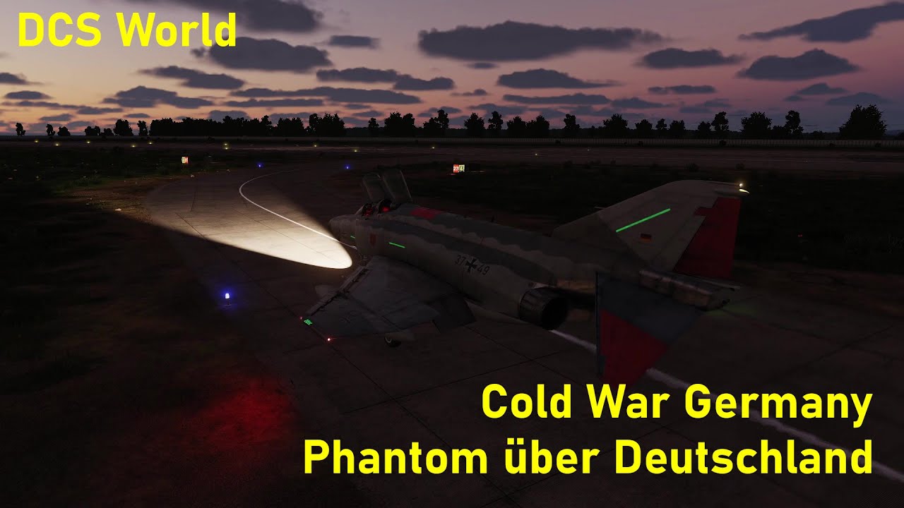 DCS World: Erster Eindruck der Cold War Germany Karte aus großer Höhe