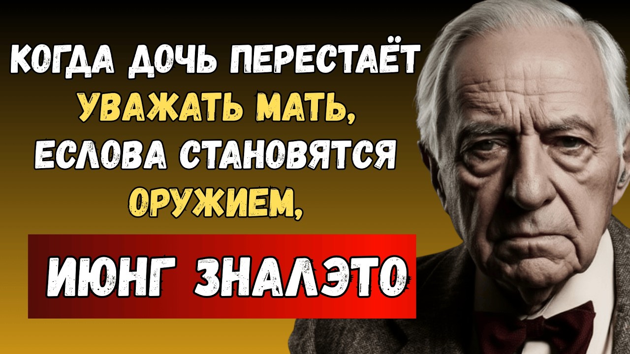 Когда дочь перестаёт уважать мать, её слова становятся оружием — Юнг раскрывал эту боль