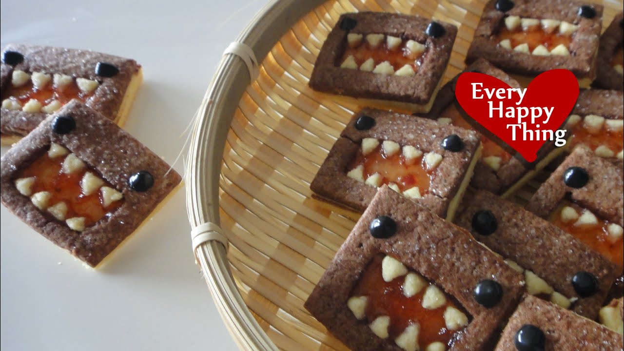 (*´ー`*) Domo-kun Jam Cookies どーもくんジャムクッキー
