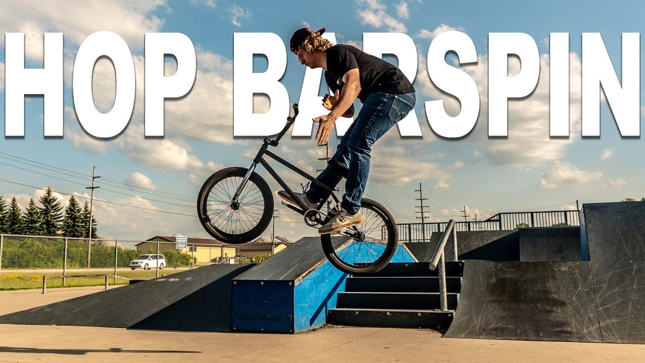 HOW TO HOP BARSPIN BMX !!! The easiest and fastest way to hop bar!