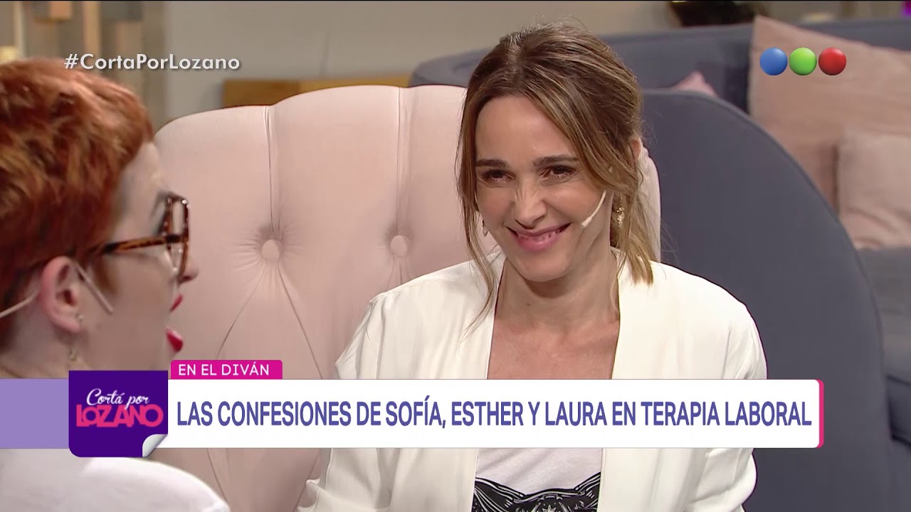Sofía Gala, Esther Goris y Laura Novoa en el diván de Vero - Cortá por Lozano 2018