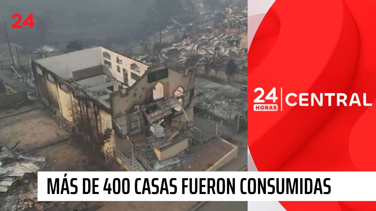Punta de Parra: la localidad arrasada por las llamas | 24 Horas TVN Chile