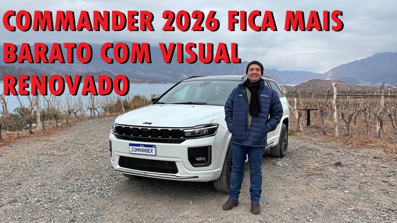 TESTE: JEEP COMMANDER 2026 CHEGA MAIS BARATO DE OLHO NO HAVAL H9 | AUTOS SEGREDOS