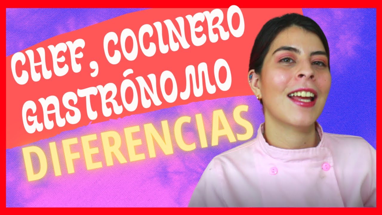 👩‍🍳DIFERENCIAS entre CHEF, GASTRÓNOMO y COCINERO🤏